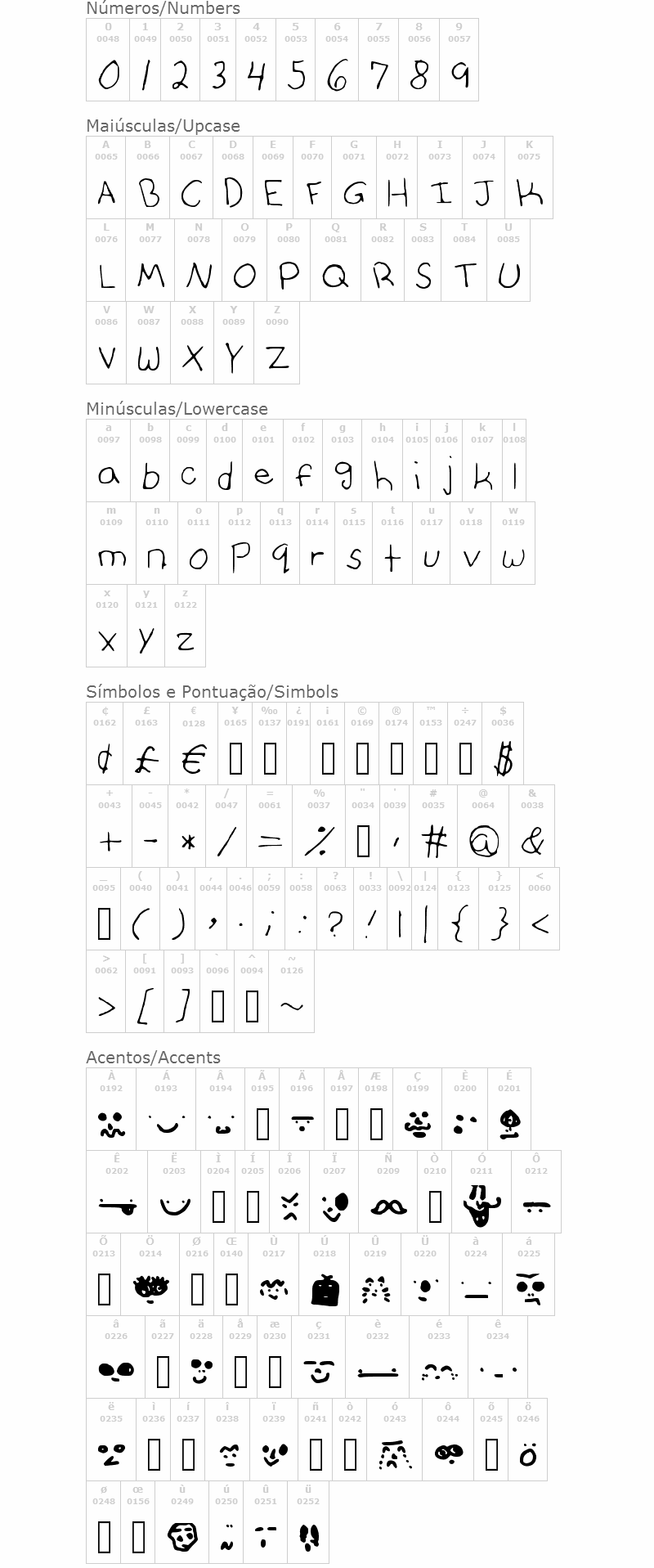 Annies Font with Faces