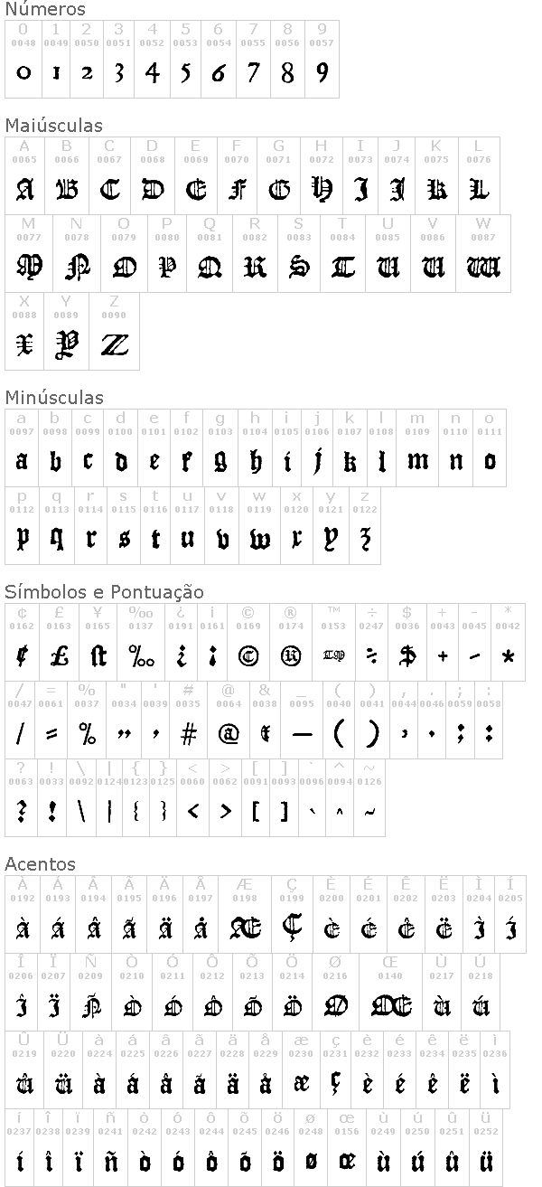 JSL Blackletter