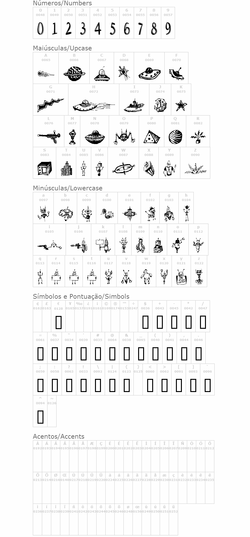 Space Woozies Extras