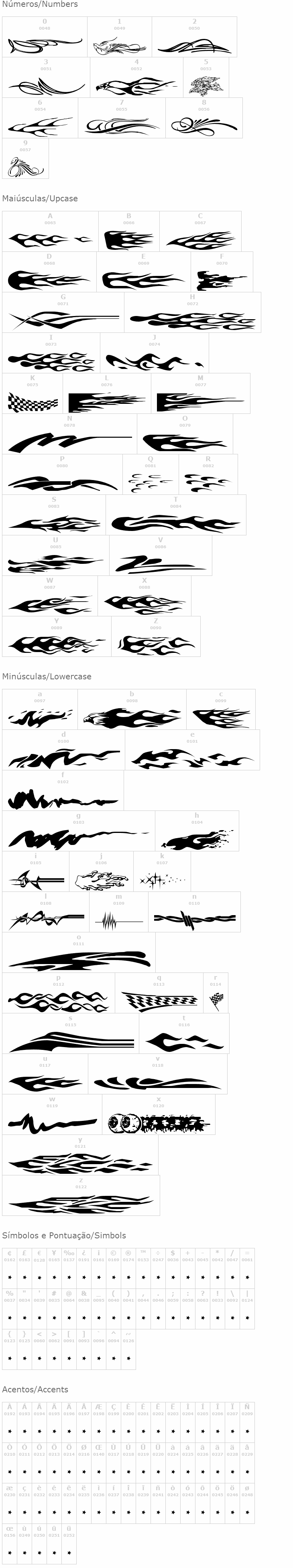 Vehicle Decals 'Flames Art'